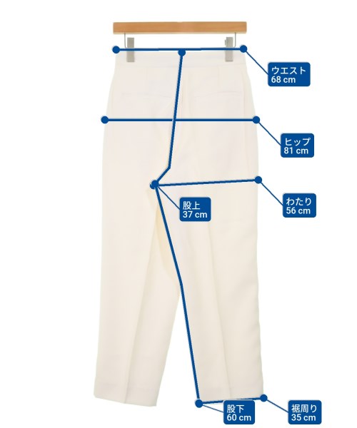 NAVE（ネイヴ）スラックス 白 サイズ:1(S位) レディース/2200666921062