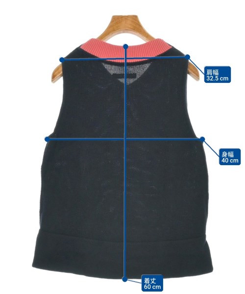 PALLAS PALACE（パラスパレス）ベスト 黒 サイズ:0(XS位) レディース/2200621848120