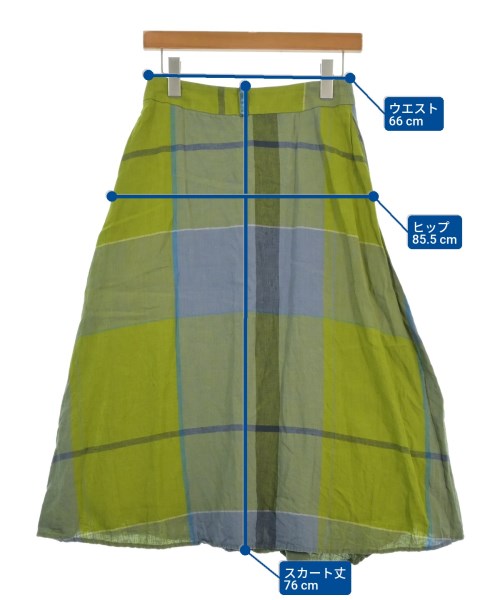 PALLAS PALACE（パラスパレス）ロング・マキシ丈スカート 緑 サイズ:2(M位) レディース/2200672327292