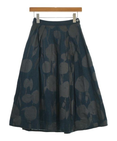 PALLAS PALACE(パラスパレス)ロング・マキシ丈スカート 紺 サイズ:2(M位)/2200672327308