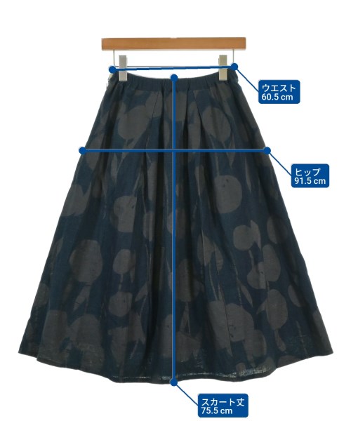 PALLAS PALACE（パラスパレス）ロング・マキシ丈スカート 紺 サイズ:2(M位) レディース/2200672327308