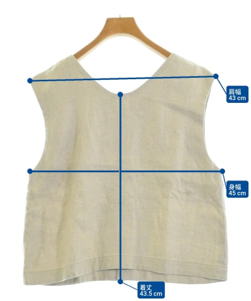 PALLAS PALACE（パラスパレス）ベスト ベージュ サイズ:0(XS位) レディース/2200664892111