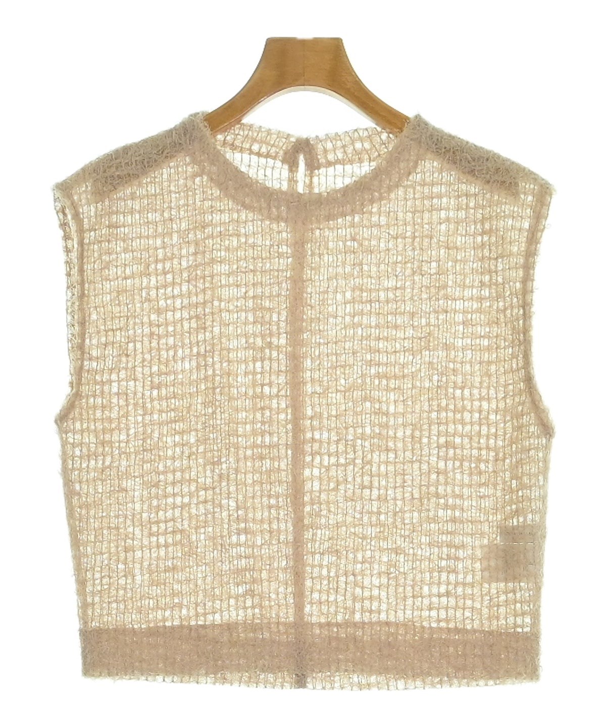 【極美品】 スタニングルアー リバーポンチョ 0サイズ ニットベスト ベージュ 極美品】 スタニングルアー リバーポンチョ 0サイズ ニットベスト