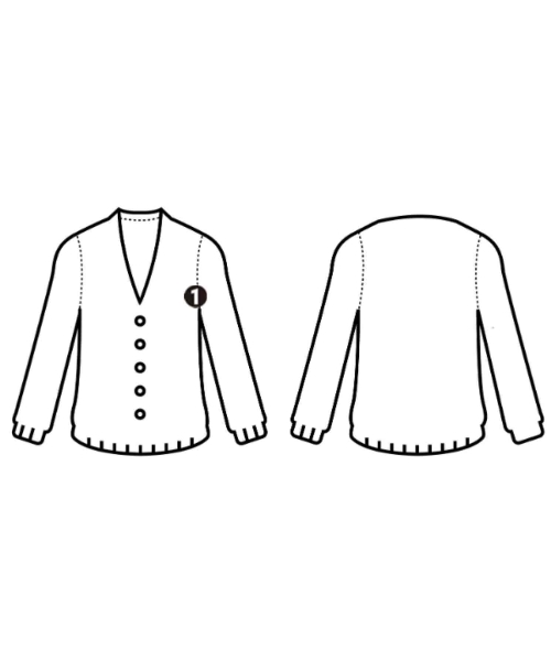 STUNNING LURE（スタニング　ルアー）カーディガン 青 サイズ:S レディース/2200610281020