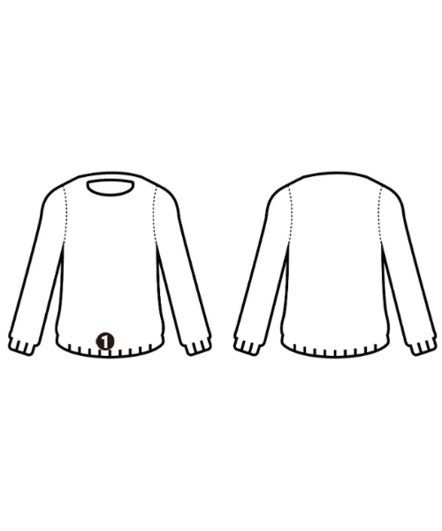 STUNNING LURE（スタニング　ルアー）ニット・セーター 紫 サイズ:S レディース/2200677443058