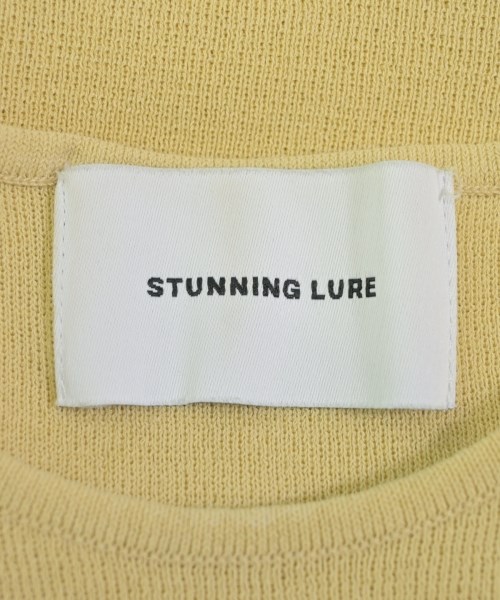 STUNNING LURE（スタニング　ルアー）ニット・セーター 黄 サイズ:S レディース/2200691386034