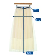 STUNNING LURE（スタニング　ルアー）ロング・マキシ丈スカート 白 サイズ:S レディース/2200638156027