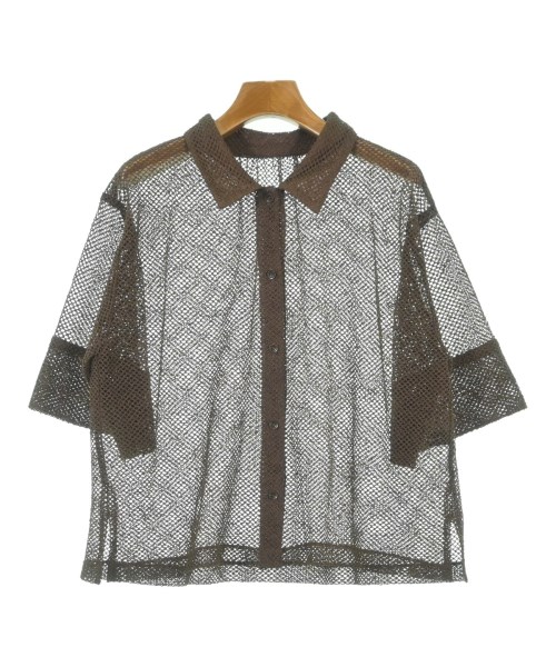 STUNNING LURE(スタニング　ルアー)カジュアルシャツ 茶 サイズ:F/2200639652078