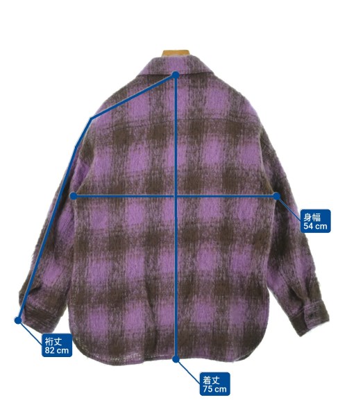 STUNNING LURE（スタニング　ルアー）カジュアルシャツ 紫 サイズ:S レディース/2200650586185