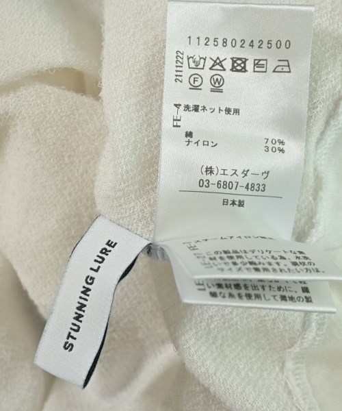 STUNNING LURE（スタニング　ルアー）Tシャツ・カットソー 白 サイズ:M レディース/2200719844102