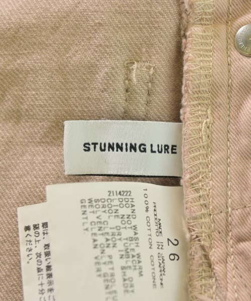 STUNNING LURE（スタニング　ルアー）デニムパンツ ベージュ サイズ:26(M位) レディース/2200719844171