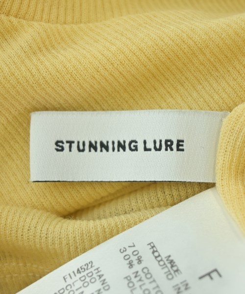 STUNNING LURE（スタニング　ルアー）ニット・セーター 黄 サイズ:F レディース/2200680853110