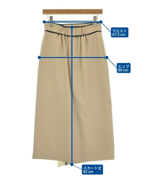 Tiara（ティアラ）ロング・マキシ丈スカート ベージュ サイズ:4(XL位) レディース/2200629317123