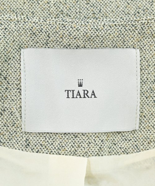 Tiara（ティアラ）ノーカラージャケット ベージュ サイズ:-(M位) レディース/2200620390170