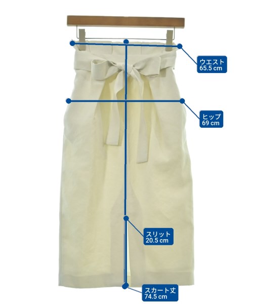 Tiara（ティアラ）ロング・マキシ丈スカート 白 サイズ:2(M位) レディース/2200622260044