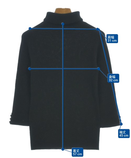 Tiara（ティアラ）ニット・セーター 黒 サイズ:-(M位) レディース/2200655689065