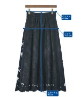 Tiara（ティアラ）ロング・マキシ丈スカート 黒 サイズ:3(L位) レディース/2200661896044