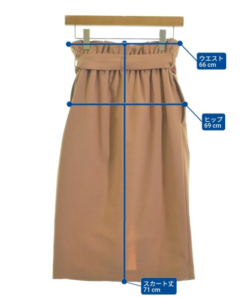 Tiara（ティアラ）ロング・マキシ丈スカート オレンジ サイズ:2(M位) レディース/2200637855044