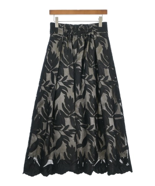 Tiara（ティアラ）ロング・マキシ丈スカート 黒 サイズ:4(XL位) レディース/2200646584058