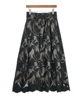 Tiara（ティアラ）ロング・マキシ丈スカート 黒 サイズ:4(XL位) レディース/2200646584058