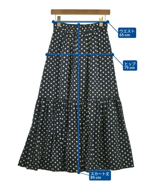 Tiara（ティアラ）ロング・マキシ丈スカート 紺 サイズ:3(L位) レディース/2200652318067