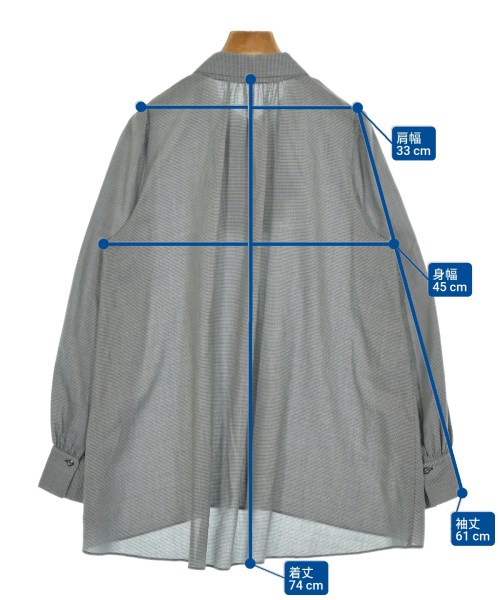 Tiara（ティアラ）カジュアルシャツ グレー サイズ:F レディース/2200663778157