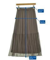 Tiara（ティアラ）ロング・マキシ丈スカート 茶 サイズ:F レディース/2200662877127