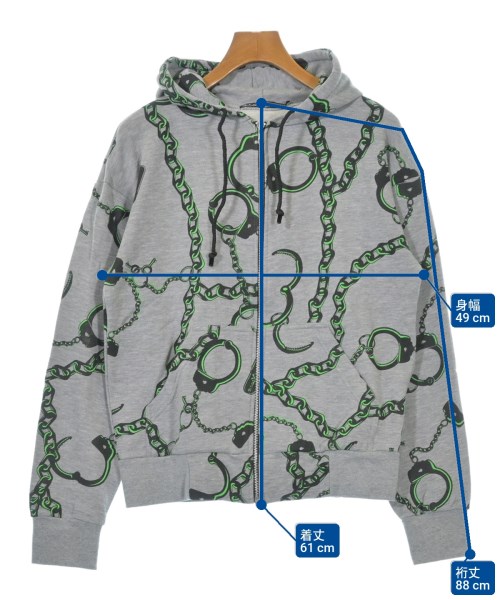 nicholas morley（ニコラス　モーリー）パーカー グレー サイズ:XS メンズ/2200641800245