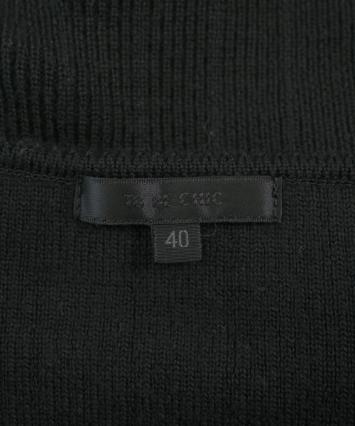 TO BE CHIC（トゥー　ビー　シック）ワンピース 黒 サイズ:40(M位) レディース/2200633287047