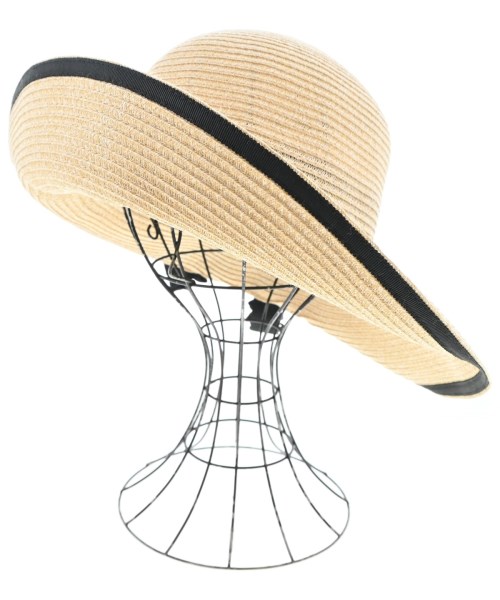 TO BE CHIC(トゥー　ビー　シック)ストローハット ベージュ サイズ:57.5cm/2200676803679