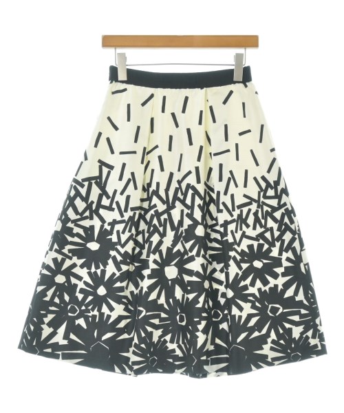 TO BE CHIC（トゥー　ビー　シック）ひざ丈スカート 白 サイズ:40(M位) レディース/2200656846085