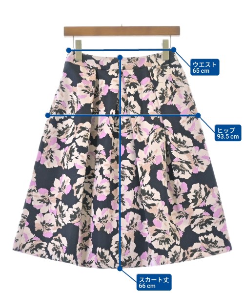 TO BE CHIC（トゥー　ビー　シック）ひざ丈スカート 紺 サイズ:40(M位) レディース/2200656846092