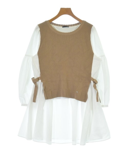 TO BE CHIC(トゥー　ビー　シック)ブラウス 白 サイズ:44(XL位)/2200650248069