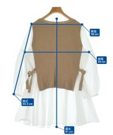 TO BE CHIC（トゥー　ビー　シック）ブラウス 白 サイズ:44(XL位) レディース/2200650248069