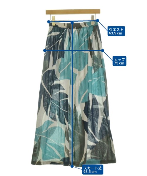 Antik Batik（アンティックバティック）ロング・マキシ丈スカート グレー サイズ:XS レディース/2200724795062