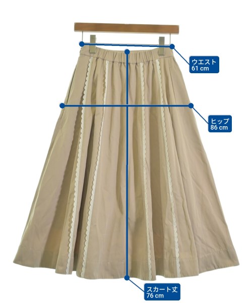 Chesty（チェスティ）ロング・マキシ丈スカート ベージュ サイズ:1(S位) レディース/2200613932080