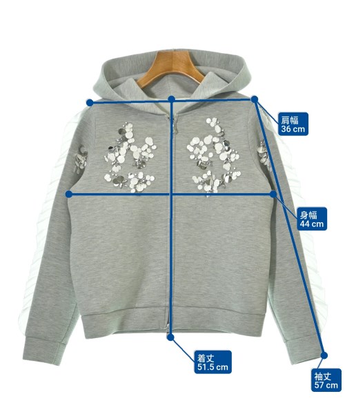 Chesty（チェスティ）パーカー グレー サイズ:0(XS位) レディース/2200674197121