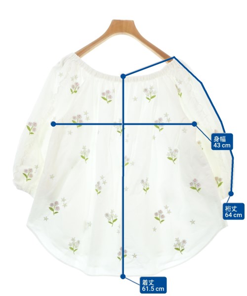 Chesty（チェスティ）ブラウス 白 サイズ:0(XS位) レディース/2200649058051