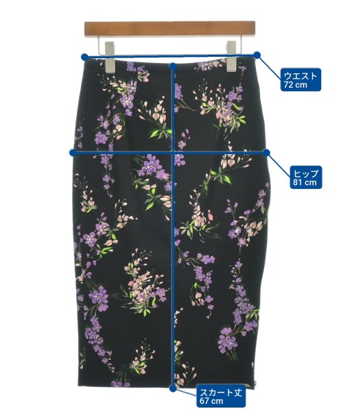 PINKO（ピンコ）ひざ丈スカート 黒 サイズ:38(M位) レディース/2200609524671