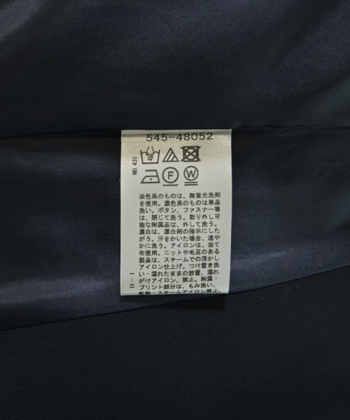 SunaUna（スーナウーナ）ノーカラージャケット 紺 サイズ:38(M位) レディース/2200633334079