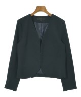 SunaUna（スーナウーナ）ノーカラージャケット 紺 サイズ:38(M位) レディース/2200633334079