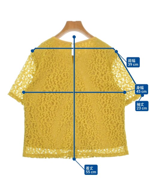 SunaUna（スーナウーナ）ブラウス 黄 サイズ:38(M位) レディース/2200640672010