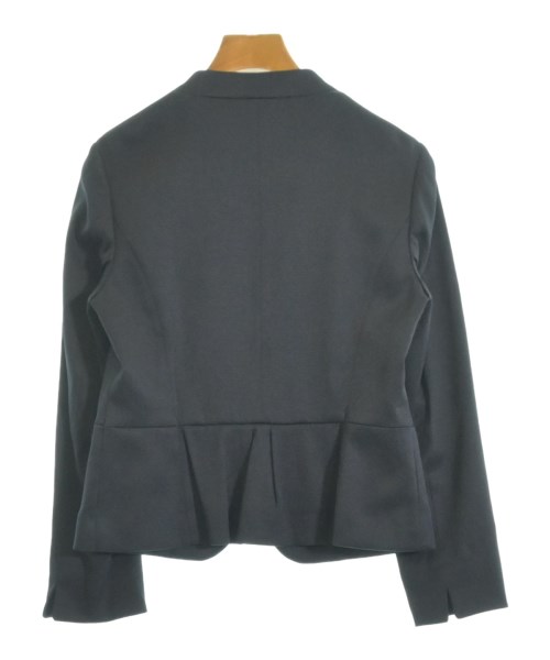 SunaUna（スーナウーナ）ノーカラージャケット 紺 サイズ:34(XS位) レディース/2200621762037