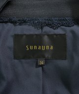 SunaUna（スーナウーナ）ノーカラージャケット 紺 サイズ:34(XS位) レディース/2200621762037
