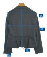 SunaUna（スーナウーナ）ノーカラージャケット 紺 サイズ:34(XS位) レディース/2200621762037