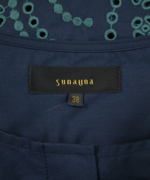 SunaUna（スーナウーナ）シャツワンピース 紺 サイズ:38(M位) レディース/2200614251098