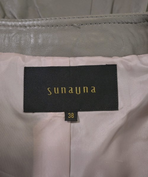 SunaUna（スーナウーナ）ライダース ベージュ サイズ:38(M位) レディース/2200614251104