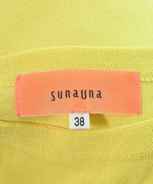 SunaUna（スーナウーナ）ニット・セーター 黄 サイズ:38(M位) レディース/2200614251227