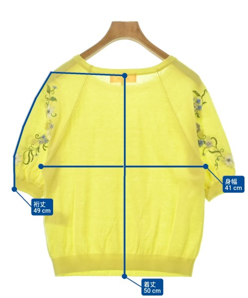 SunaUna（スーナウーナ）ニット・セーター 黄 サイズ:38(M位) レディース/2200614251227