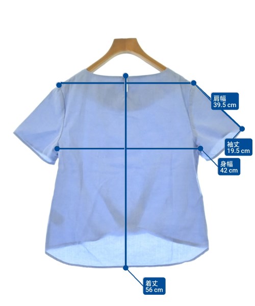 SunaUna（スーナウーナ）ブラウス 青 サイズ:38(M位) レディース/2200614251241